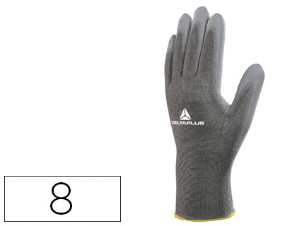 GANT TRICOT DELTAPLUS POLYAMIDE PAUME ENDUITE POLYURÉTHANE JAUGE 13 COLORIS GRIS TAILLE 8 PAIRE