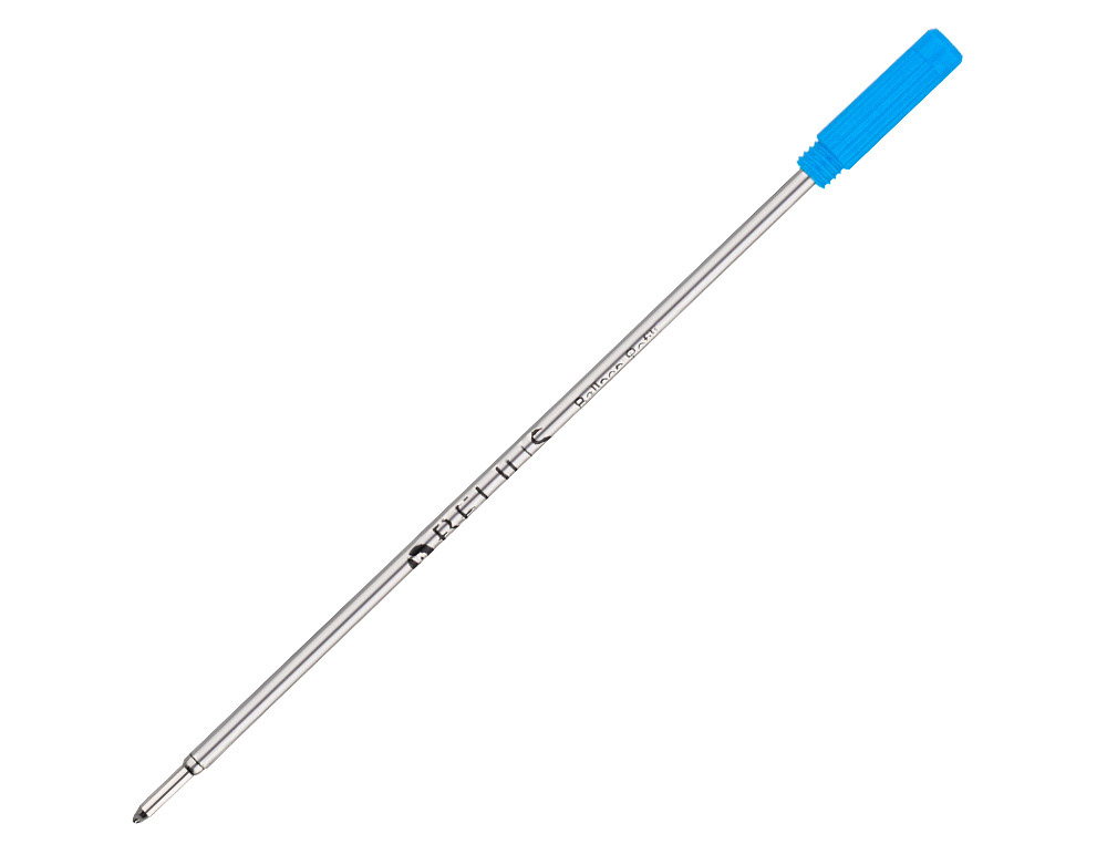 RECHARGE STYLO-BILLE BELIUS ENCRE COLORIS BLEUE BOITE 3   UNITES