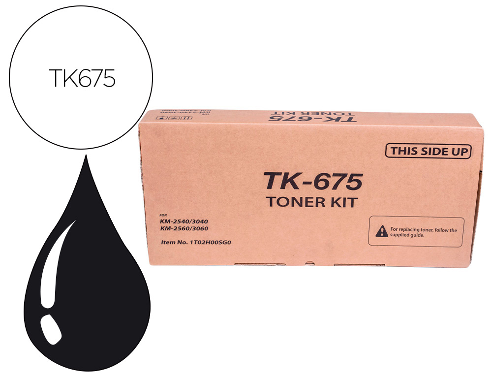 TONER KYOCERA -MITA KM-2560á NOIR  TK-675