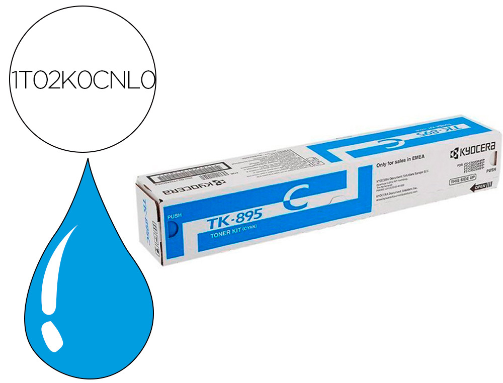 TONER KYOCERA -MITA FSC-8020MCP / 8025MCP / C8520 / C8525á LASER CIAN TK895C