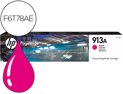 CARTOUCHE HP 913A JET D'ENCRE PAGEWIDE PRO COULEUR MAGENTA 3000P