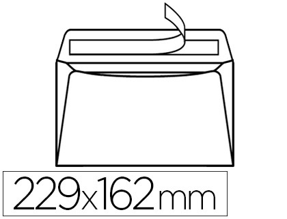 ENVELOPPE GPV GREEN C5 162X229MM 80G ADHÉSIVE RECYCLÉE EXTRA BLANCHE BOÎTE 500 UNITÉS