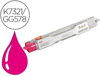 TONER LASER DELL GG578 K7321/GG578 COULEUR MAGENTA 8000P