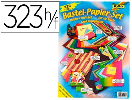 PAPIER CRÉATIF FOLIA ASSORTIMENT 323F