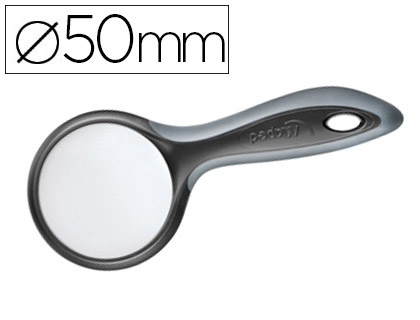 LOUPE MAPED SCOLAIRE VERRE OPTIQUE FUMÉ 50MM DIAMÈTRE GROSSISSEMENT PAR 3 ANTI-DÉFORMATION