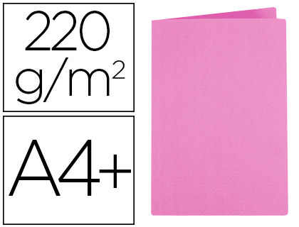 CHEMISE EXACOMPTA ROCK'S 240X320MM 210G COLORIS ROSE PACK 100 UNITÉS