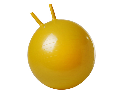 BALLON SAUTEUR PLASTICO ROTOTECH DIAMÈTRE 450MM 650G COLORIS JAUNE