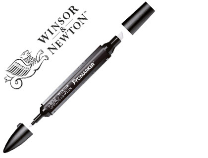 MARQUEUR MÉLANGEUR PROFESSIONNEL W&N PROMARKER 147 DOUBLE POINTE LARGE ET FINE