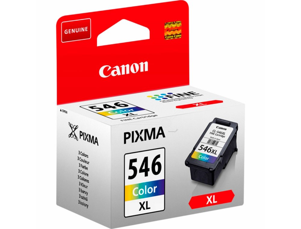CARTOUCHE CANON PG-546 XL TTE D'IMPRESSION MULTICOLORE