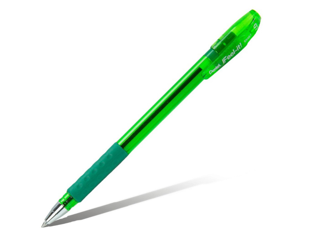 STYLO-BILLE PENTEL FEEL-IT CRITURE MOYENNE POINTE 0.7MM ENCRE COLORIS VERT