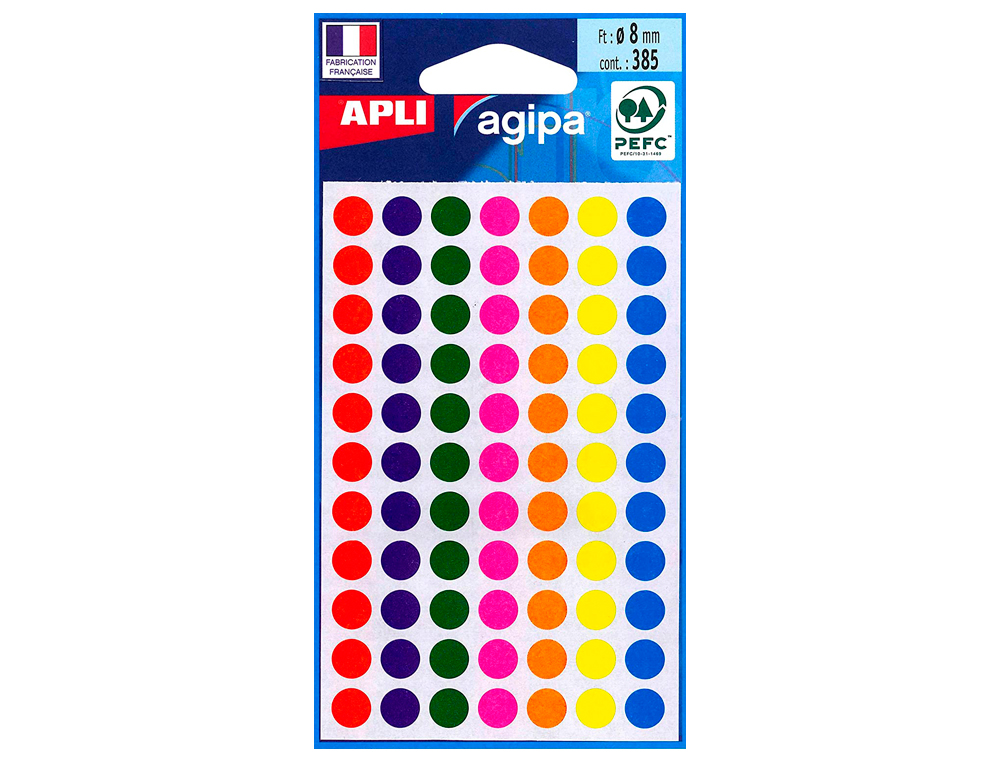 ÉTIQUETTE ADHÉSIVE APLI AGIPA MULTI-USAGE 199.6X289.1MM TOUTE IMPRIMANTE COINS ARRONDIS BOÎTE 100 UNITÉS