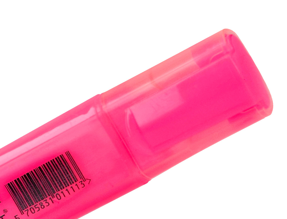 SURLIGNEUR Q-CONNECT TRAC 2/5 MM POINTE BISEAUTE COULEURS CLATANTES ROSE