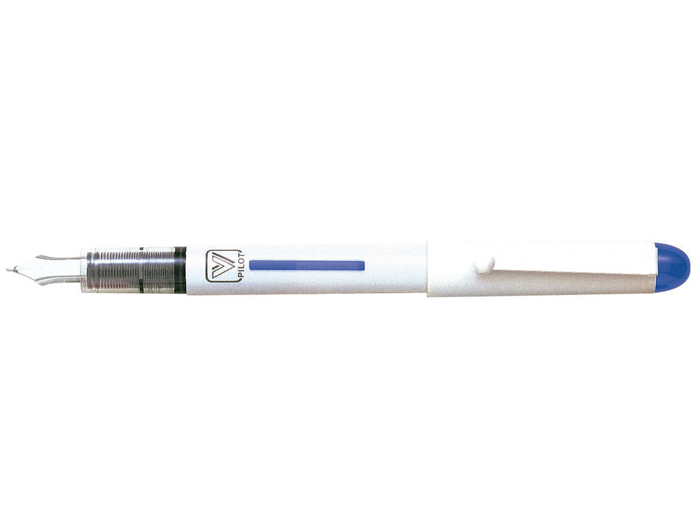 STYLO-PLUME PILOT V PEN JETABLE POINTE MOYENNE RGULATEUR DBIT ENCRE LIQUIDE VISIBLE COLORIS BLEU