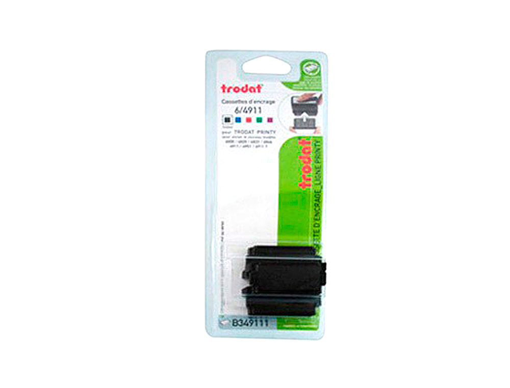 RECHARGE TAMPON TRODAT 4800/4820/4822A/4822B/4822C/4846/4911/4911T/4951 NOIR 3 UNITÉS