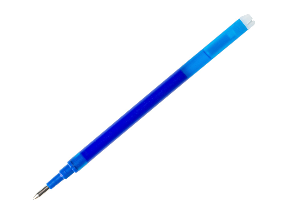 RECHARGE ROLLER Q-CONNECT ENCRE EFFACABLE COULEUR BLEU  SET DE 3U