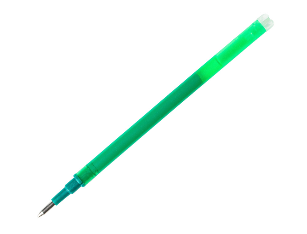 RECHARGE ROLLER Q-CONNECT ENCRE EFFACABLE COULEUR VERT  SET DE 3U