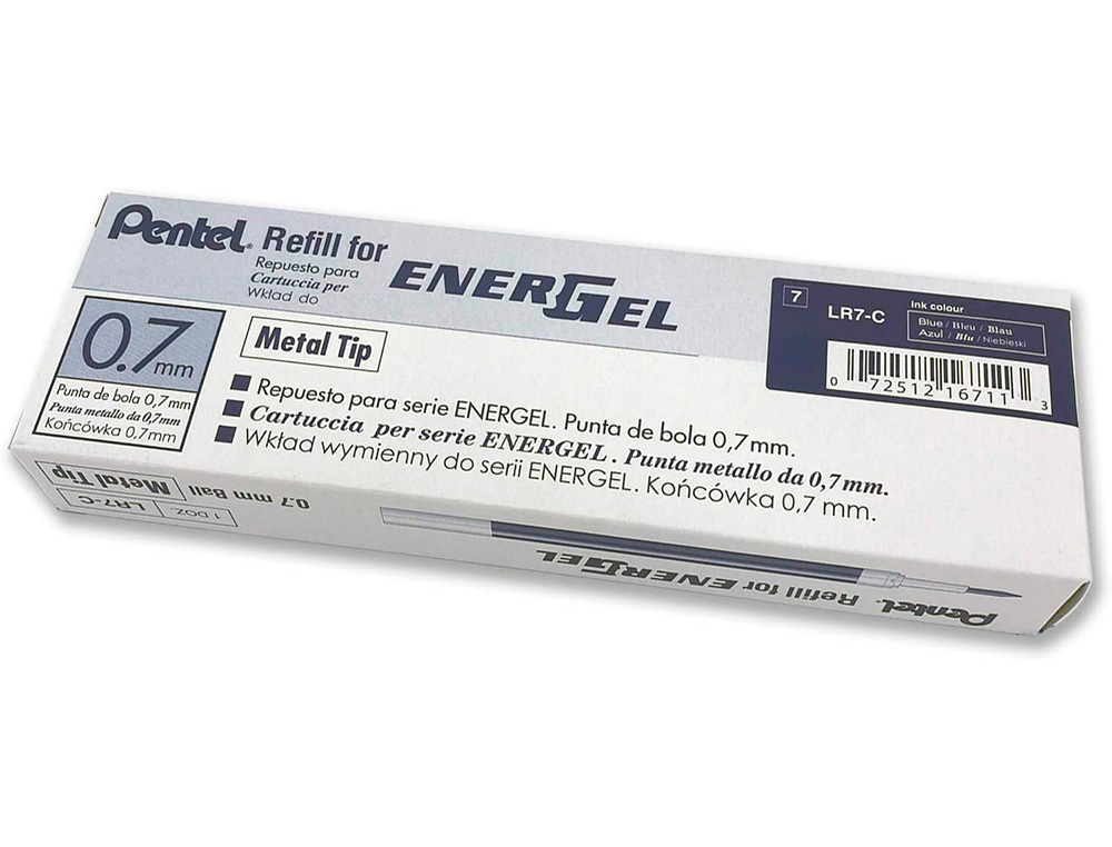 RECHARGE ROLLER PENTEL ENCRE GEL BL77 BL107 ENCRE FLUIDE DOUCE LUMINEUSE POINTE MOYENNE SECHAGE RAPIDE VIOLET