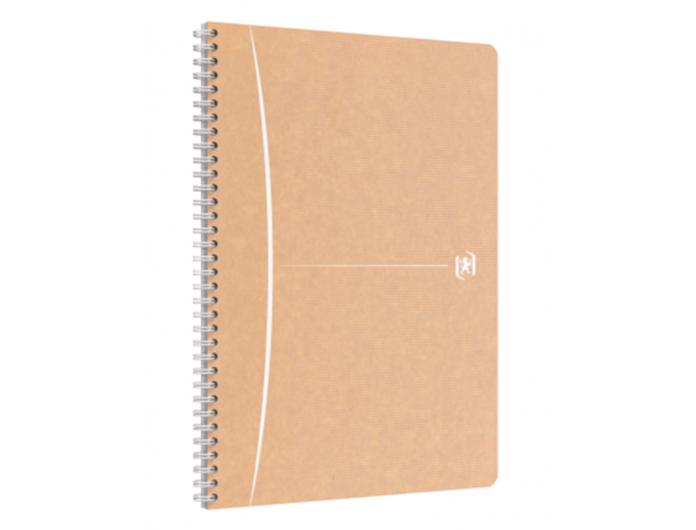 CAHIER OXFORD TOUAREG RECYCLE COUVERTURE SOUPLE RELIURE     INTEGRALE A5 148X210MM 180P   90G LIGNE 7MM MARGE COL. SABLE