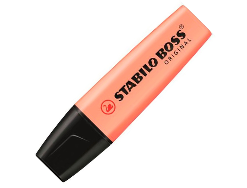 SURLIGNEUR STABILO BOSS ORIGINAL PASTEL ENCRE BASE    EAU POINTE BISEAUTEE LARGEUR  TRACE 2/5MM COLORIS SORBET