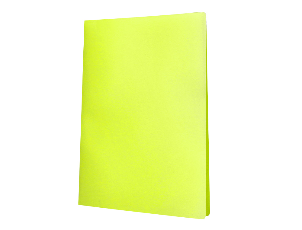 PROTEGE-DOCUMENTS LIDERPAPEL POLYPROPYLENE COUVERTURE FLEXIBLE 80 POCHETTES FIXES A4 220X297MM JAUNE FLUO