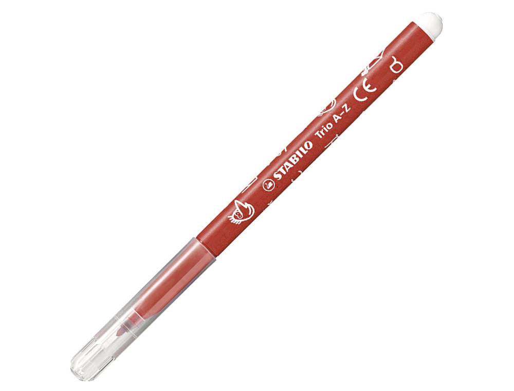 RECHARGE SCHOOLPACK FEUTRE DE COLORIAGE STABILO TRIO A-Z ENCRE LAVABLE POINTE MOYENNE 12 UNITES MARRON
