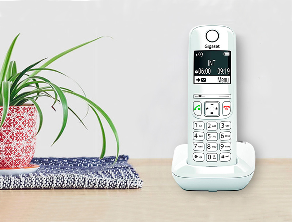 TELEPHONE GIGASET SANS FIL DUO AS690A BLANC