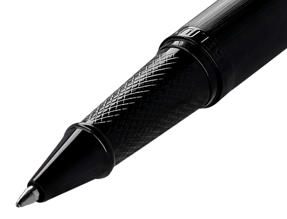 ROLLER BELIUS ORIGEN ALUMINIUM BROSSE ENCRE NOIRE  COLORIS NOIR DANS COFFRET     CADEAU