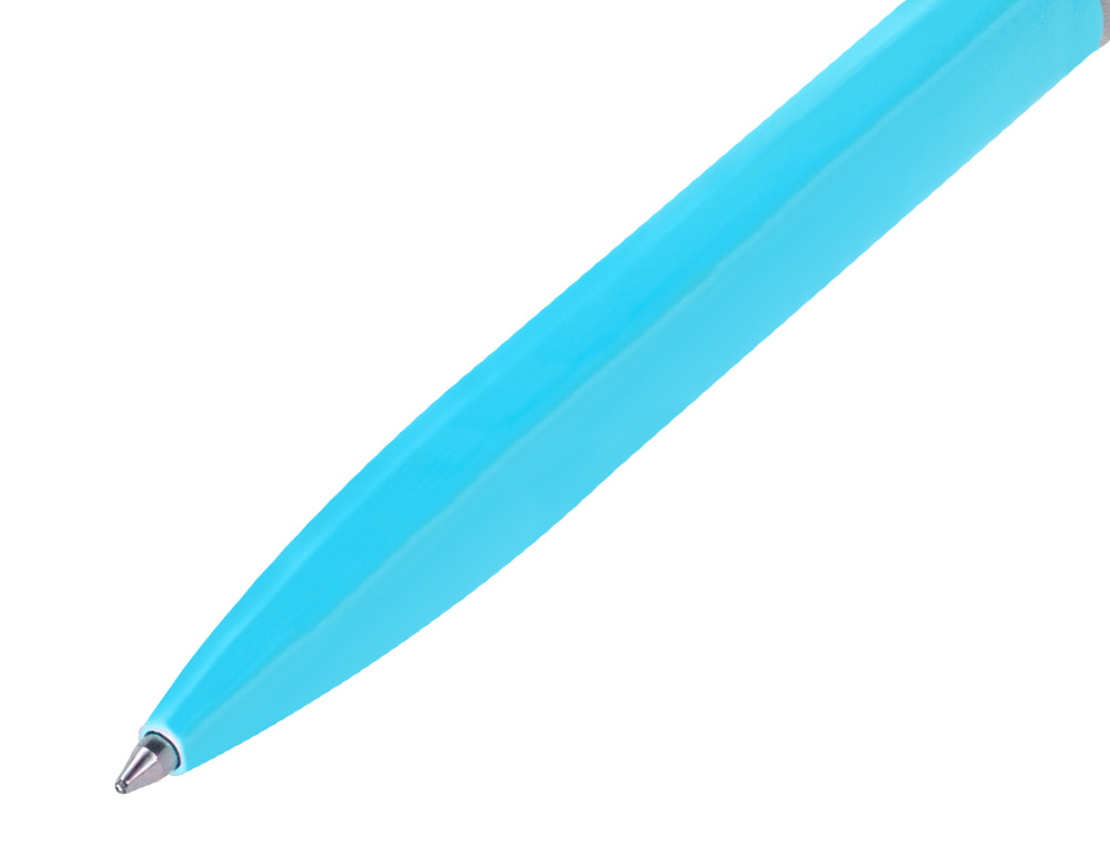 PARURE STYLO-BILLE ET ROLLER BELIUS ENDLESS SUMMER ALUMINIUM ATRIBUTS ARGENT ENCRE BLEUE COLORIS BLEU COFFRET CADEAU