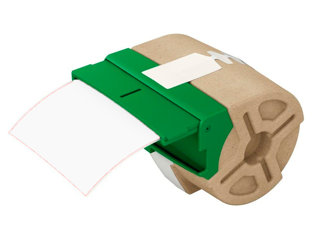 ÉTIQUETTE ADHÉSIVE LEITZ PAPIER RUBAN CONTINU PERMANENT 88MM LONGUEUR 22M CASSETTE BLANC