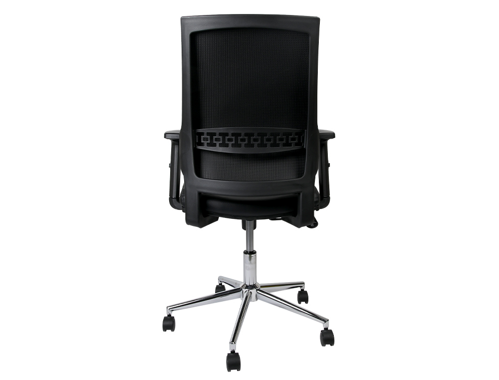 SIEGE ROTATIF Q-CONNECT ASSISE SIMILI CUIR AJUSTABLE EN HAUTEUR 980+100X630X625MM COLORIS NOIR