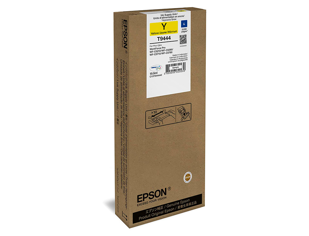 CARTOUCHE ENCRE  EPSON WF-C5XXX SERIES INK L 3000  JAUNE