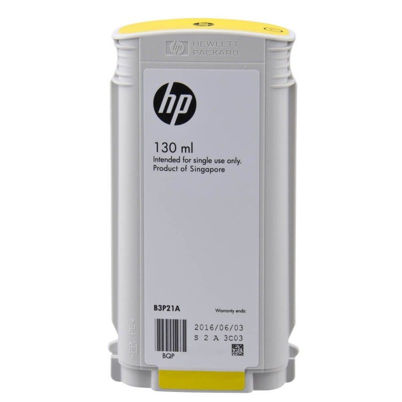 CARTOUCHE HP JET D'ENCRE 727 COULEUR JAUNE 130ML