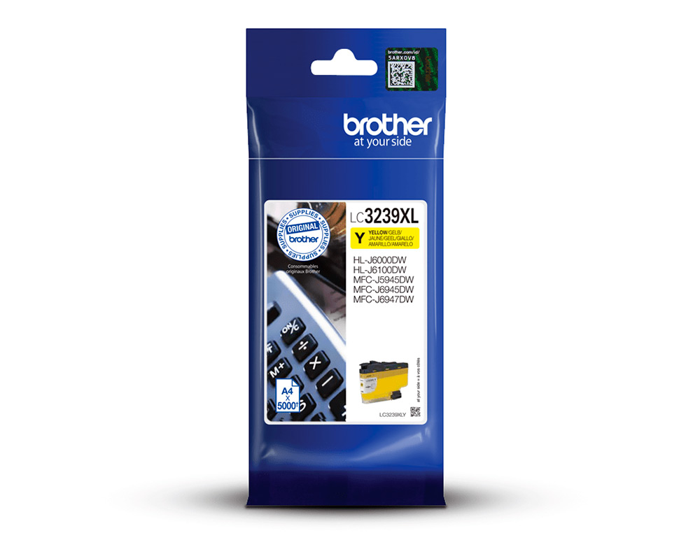 CARTOUCHE BROTHER LC3239XL YELLOW