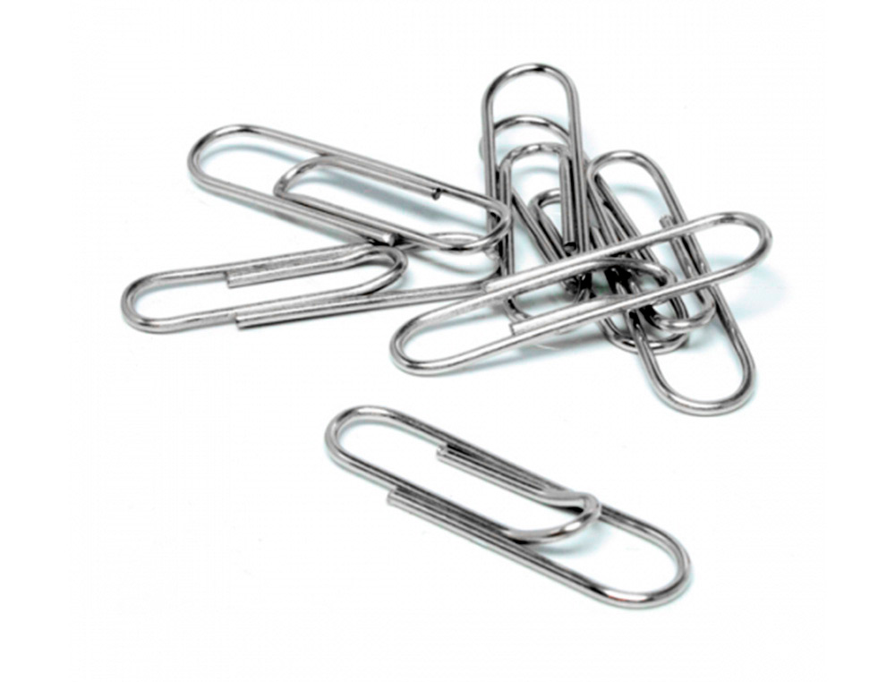 TROMBONE Q-CONNECT NICKELE N 4 BOUT ROND 50MM BOITE 100 UNITES