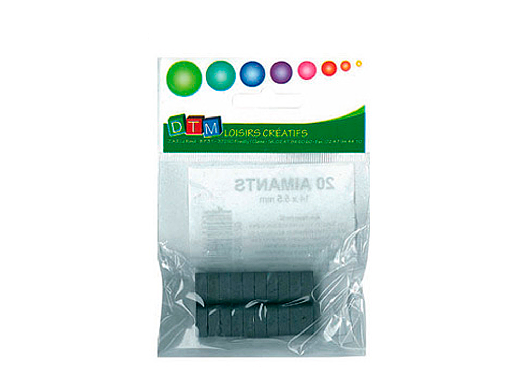 AIMANT ROND DTM 14X6MM SACHET 20 UNITÉS