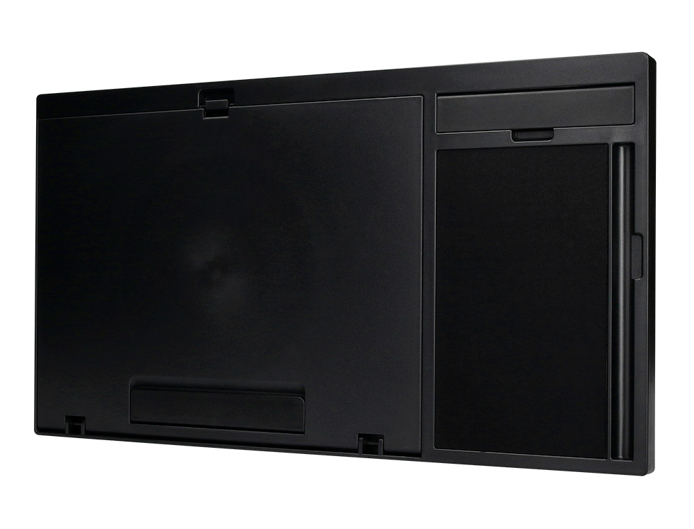 SUPPORT Q-CONNECT ORDINATEUR PORTABLE TAPIS DE SOURIS ET   SUPPORT TELEPHONE 7 REGLAGES  EN HAUTEUR COLORIS NOIR