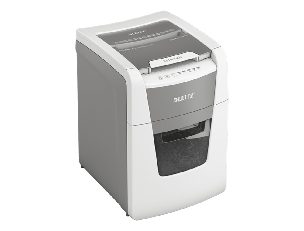 DESTRUCTEUR DE DOCUMENTS LEITZ IQ AUTO+ OFFICE MICRO P4 100F CORBEILLE DE 44L