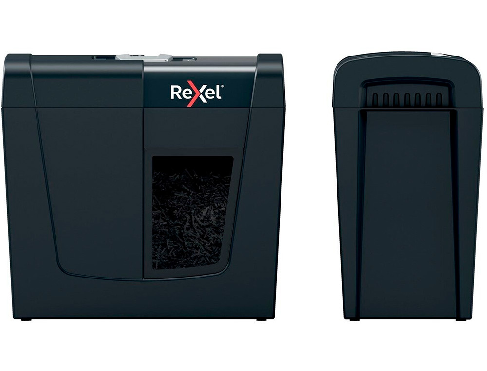 DESTRUCTEUR DE DOCUMENTS REXEL SECURE X6 COUPE CROISEE 6F CORBEILLE DE 10L