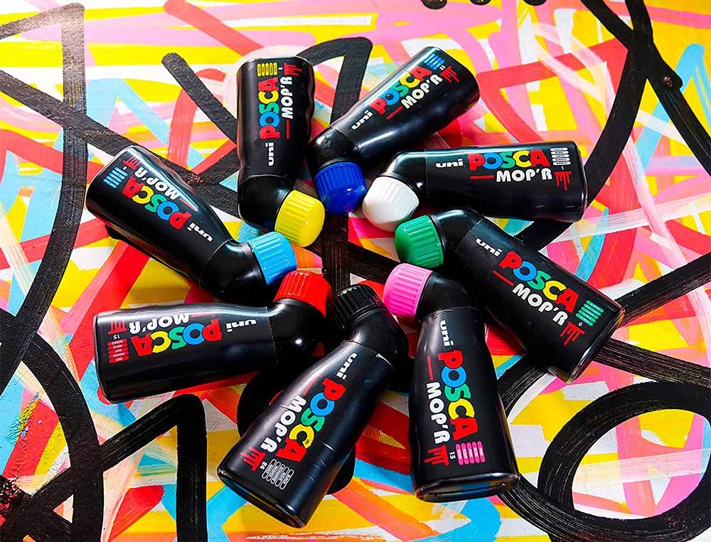 MARQUEUR POSCA PEINTURE POINTE RONDE COLORIS BLEU FONCE