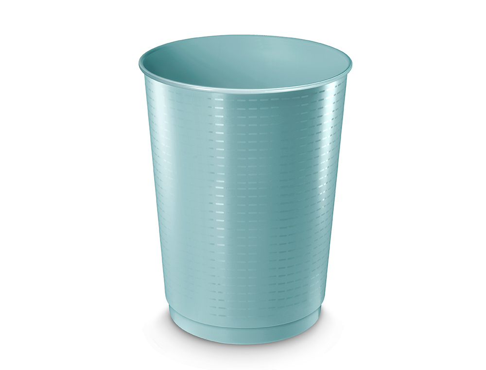 CORBEILLE   PAPIER CEPMAXI (40L) VERT D'EAU
