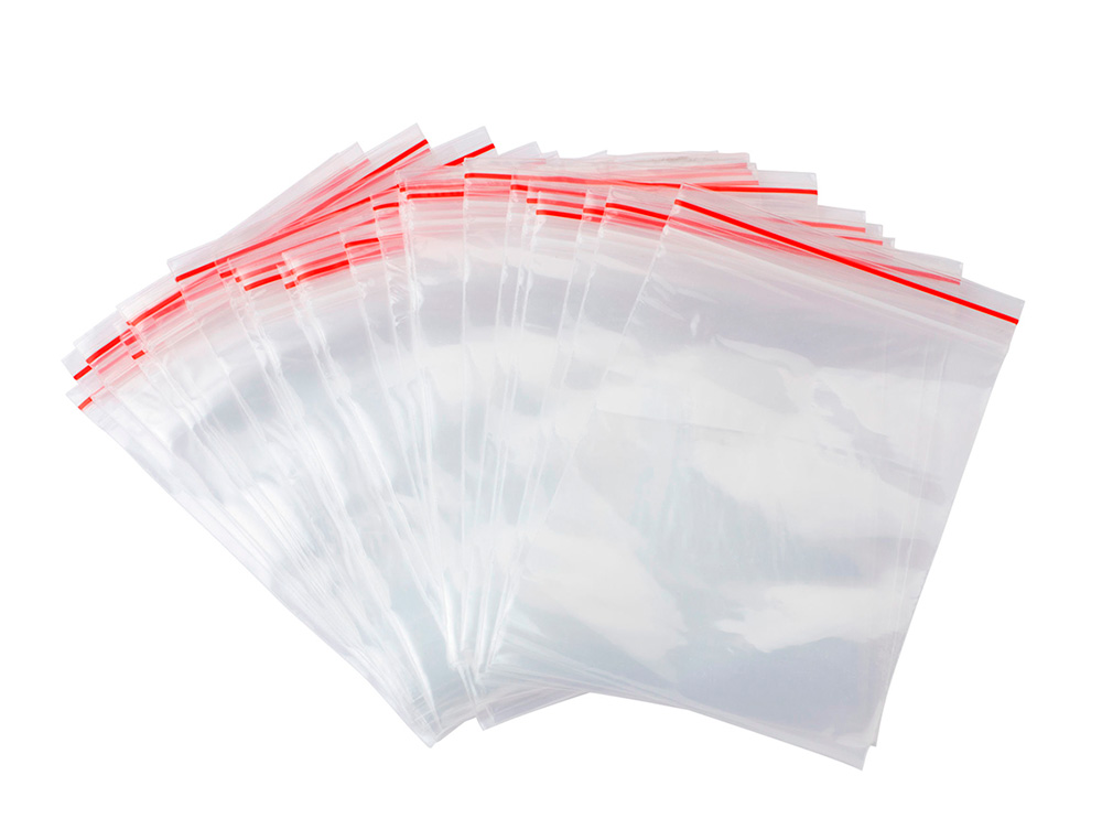 SACHET PLASTIQUE REFERMABLE Q-CONNECT DIM.175X250 MM SACHET DE 100 UNITES