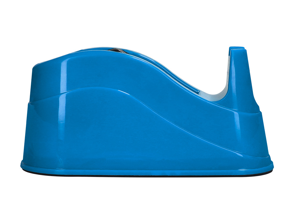 DEVIDOIR DE COMPTOIR DE RUBAN ADHESIF POUR ROULEAU DE 66M 220X100X70 MM COLORIS BLEU