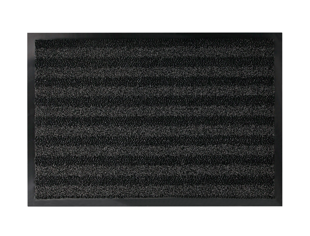 TAPIS SOL Q-CONNECT PREMIUM POUR INTERIEUR ANTIDERAPANT   FIBRE POLYPROPYLENE ET FEUTRE 60X40CM COLORIS GRIS