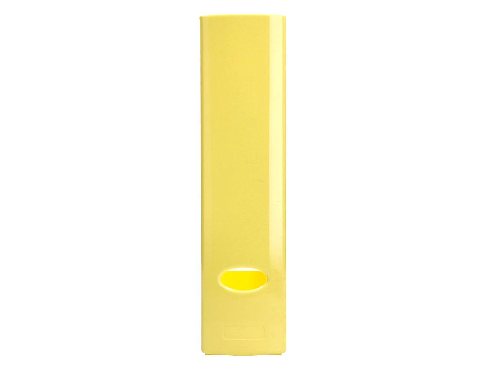 PORTE-REVUES Q-CONNECT PLASTIQUE 320X250X80MM        COLORIS JAUNE PASTEL