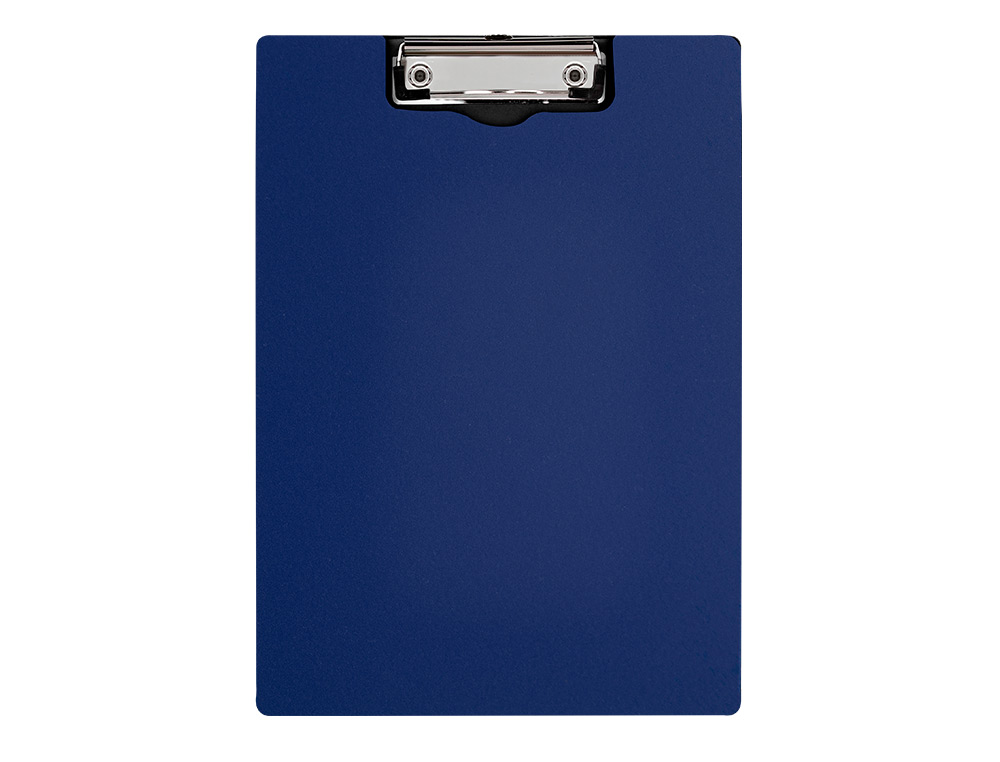 PORTE-BLOC Q-CONNECT MINICLIP SUPERIEUR DIN A4 PLASTIQUE    50% RECYCLE EPAISSEUR 2,1MM   COLORIS BLEU