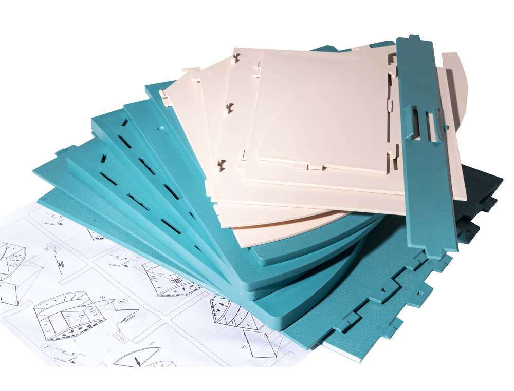 ORGANISATEUR BUREAU EXACOMPTA SKANDI COLORIS ASSORTIS