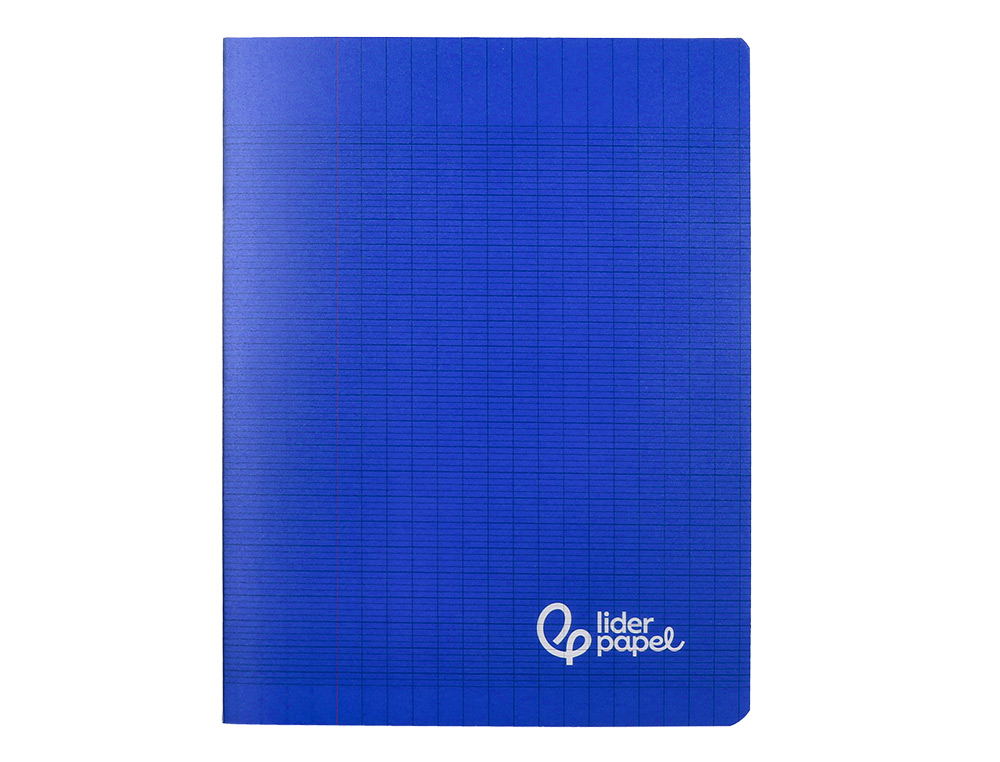 CAHIER PIQURE LIDERPAPEL COUVERTURE PP 170X220MM 96P SEYES COLORIS BLEU