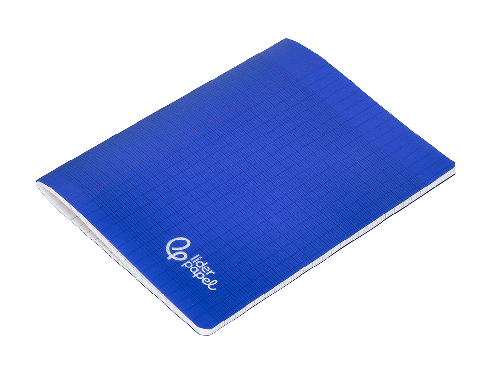 CAHIER PIQURE LIDERPAPEL COUVERTURE PP 170X220MM 96P SEYES COLORIS BLEU
