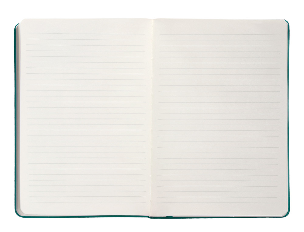 CARNET FERMETURE ELASTIQUE ANTARTIK NOTES COUVERTURE     RIGIDE A5 LIGNE 100 FEUILLES  80GR FSC COLORIS VERT PAON