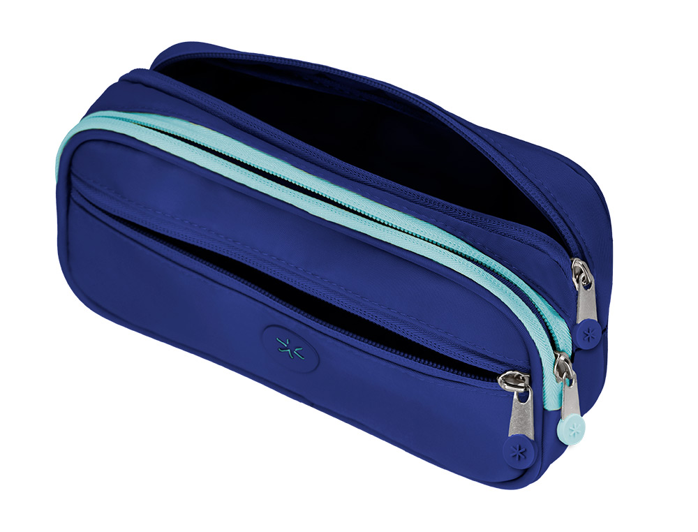 FOURRE-TOUT ANTARTIK RECTANGULAIRE 2 COMPARTIMENTS MODELE FUSION FLEX 100X60X220MM COLORIS BLEU